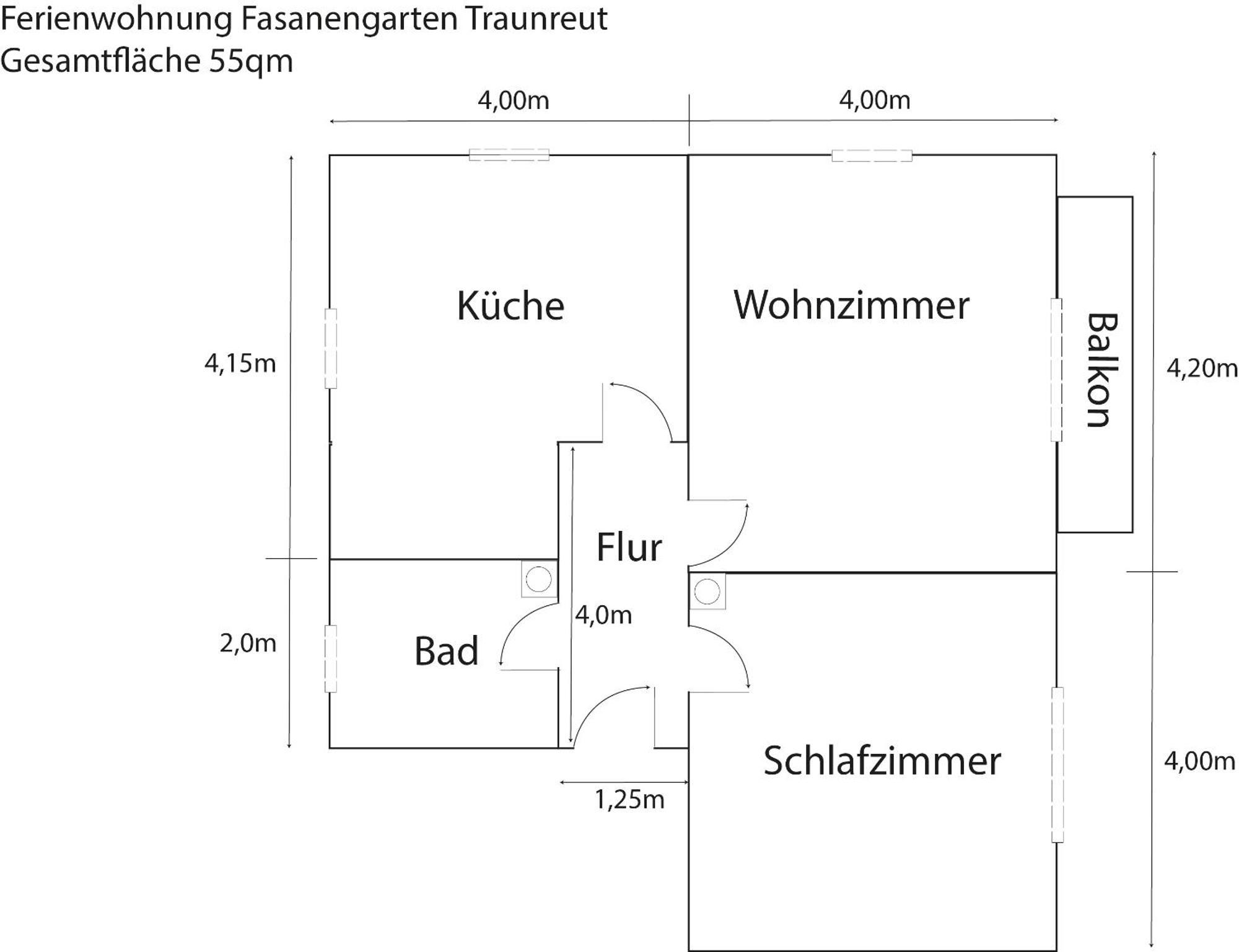 Fasanengarten In Traunreut Exterior foto
